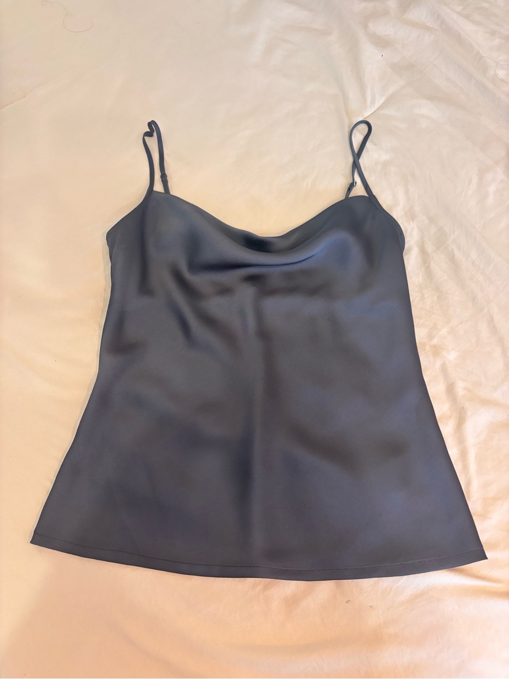 Women's Navy Satin Camisole